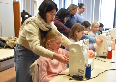 zesde leerjaar op bezoek